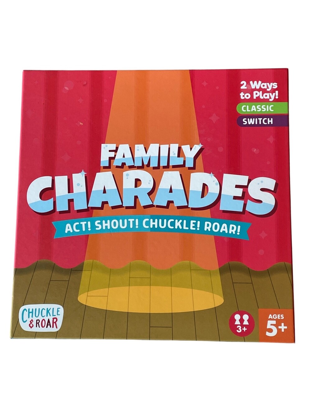 Family Charades Complete Board Game 2 Ways Ages 5+